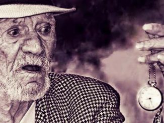 Old Timer with Old Watch
