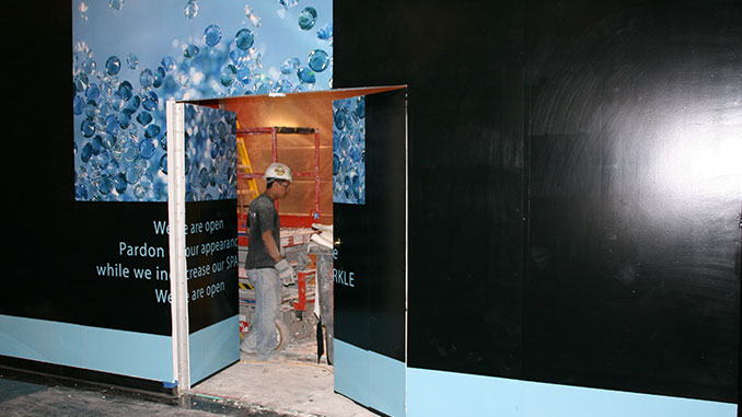 Construction Site Wall Sign Wrap